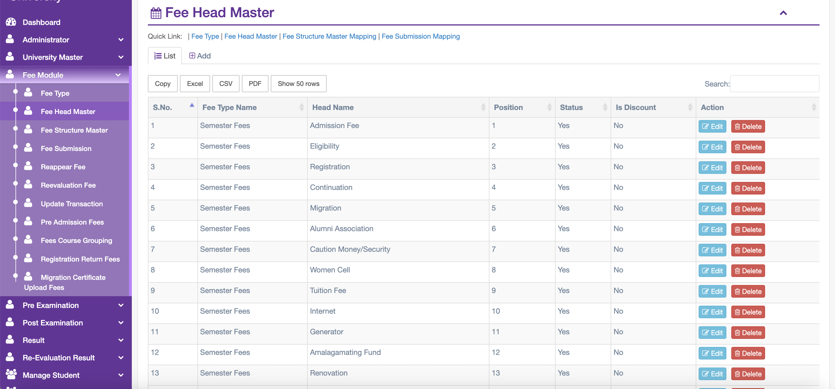 Fees Management System
